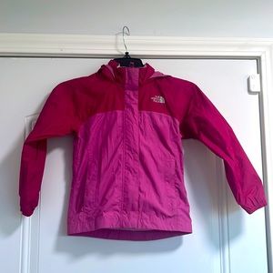 The North Face rain jacket